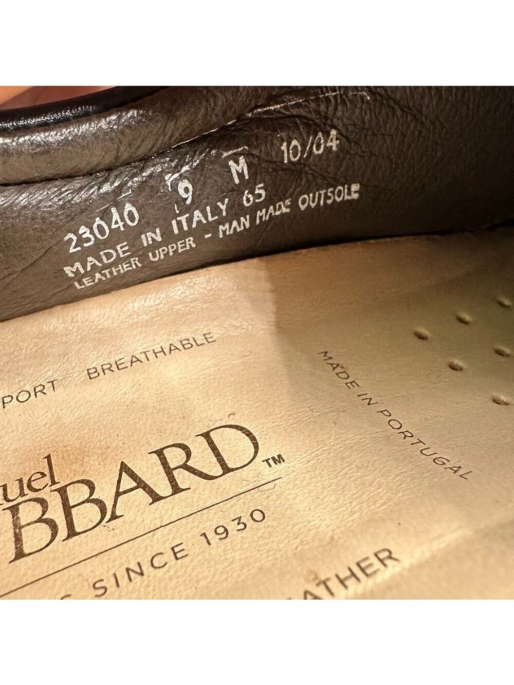 Samuel Hubbard Shoes Mens 9 M Black Cap Toe Oxford Leather Lace Up Made Italy - Picture 12 of 14